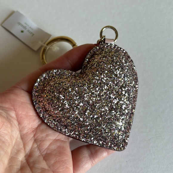 Kate Spade glitter heart key fob - Picture 7 of 8